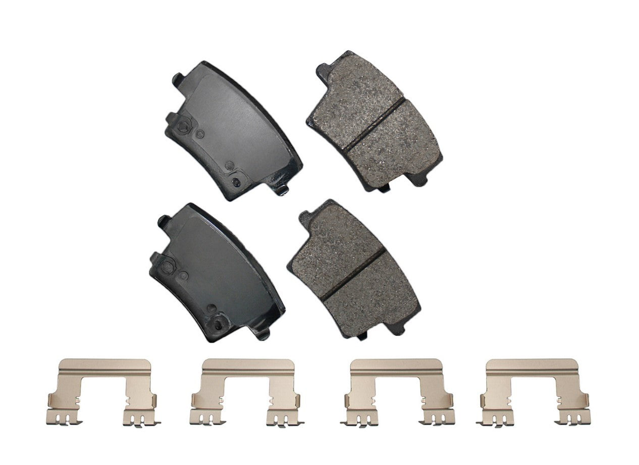 Akebono Brake Corporation SDF1057 Rear Severe Duty Brake Pads for Dodge Charger 2006-2020