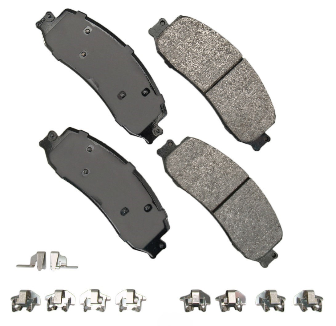 Akebono Brake Corporation SDF1333 Front Severe Duty Brake Pads for Ford F-250 and F-350 2008-2012