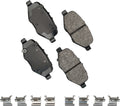 Akebono Brake Corporation SDF1680 Front Severe Duty Brake Pads for Ford F-250 and F-350 Trucks, 2013-2024