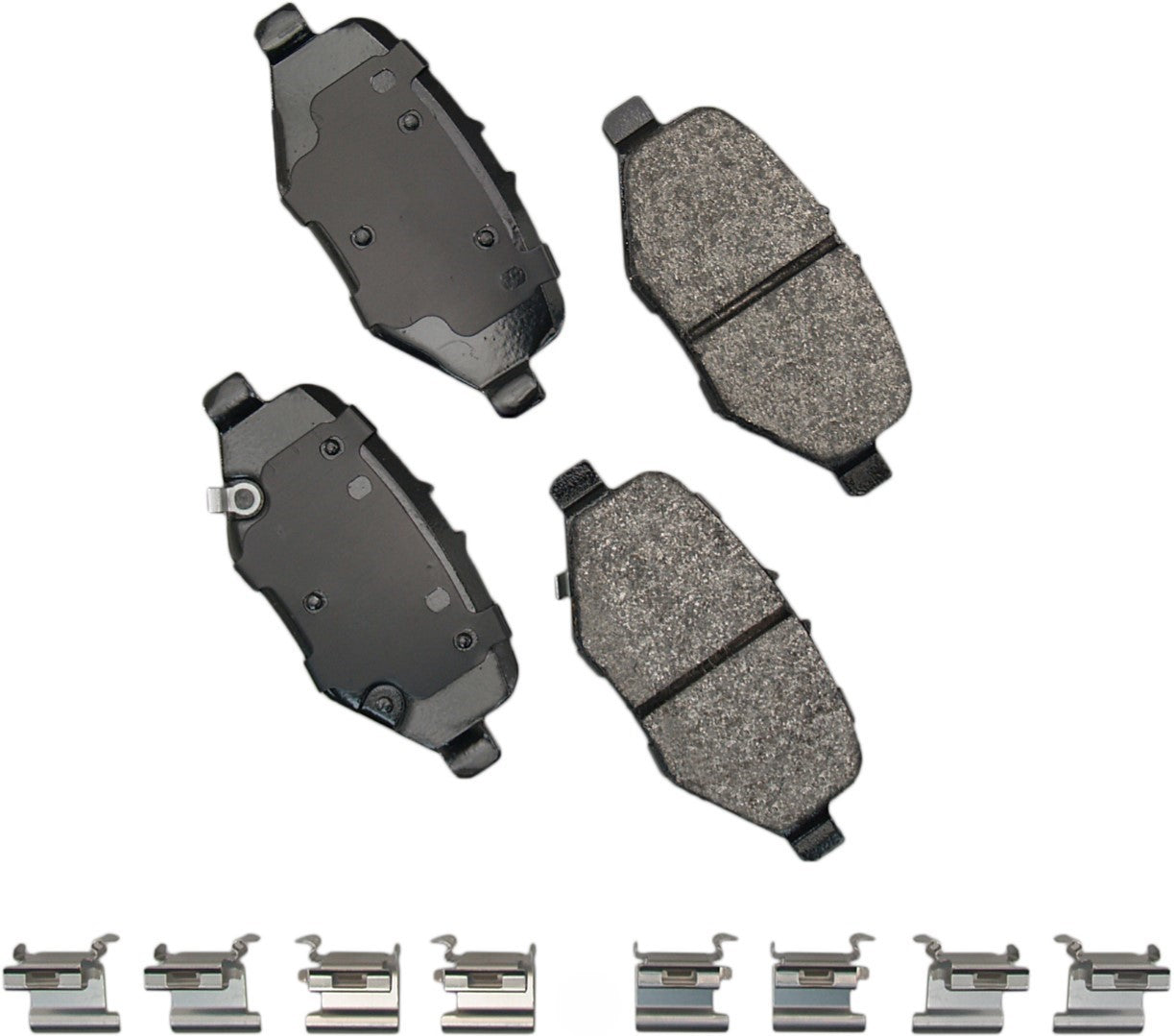 Akebono Brake Corporation SDF1680 Front Severe Duty Brake Pads for Ford F-250 and F-350 Trucks, 2013-2024