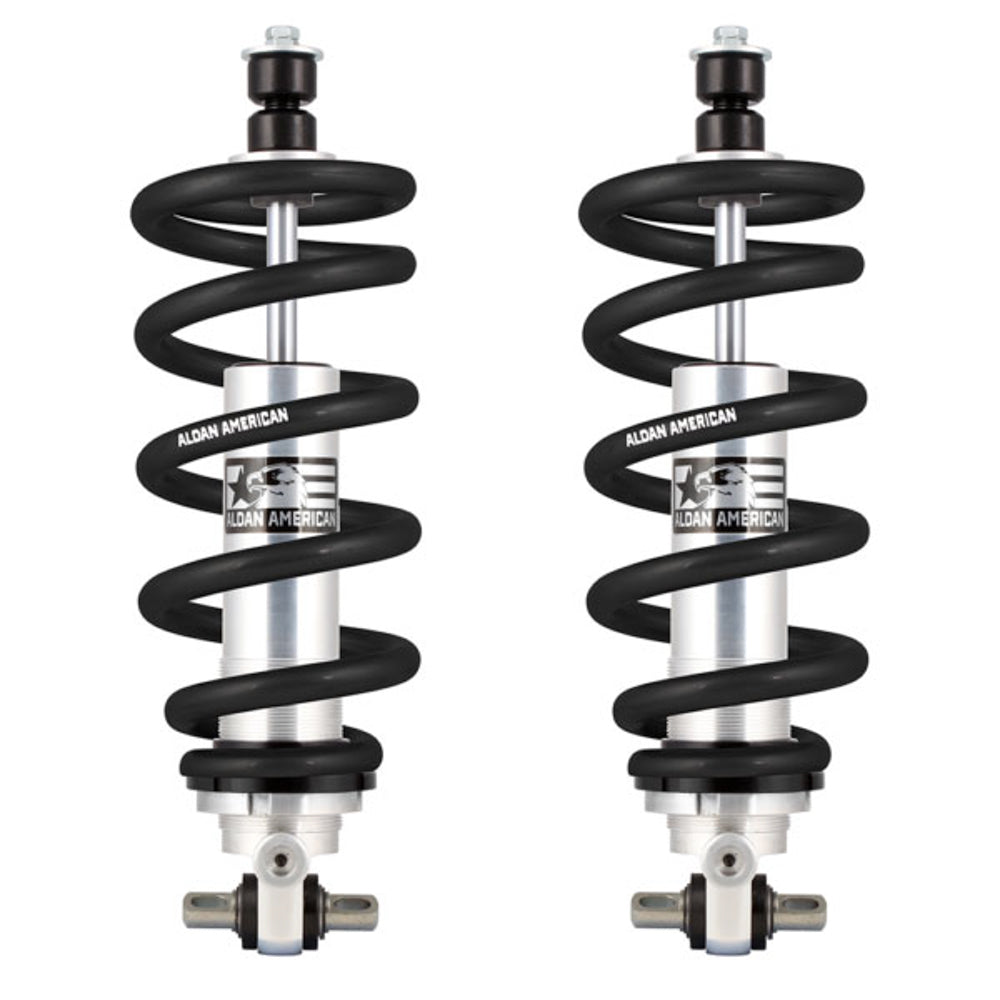 Aldan American AB2FMS Phantom Series Coil-Over Shock Kit for GM A-Body 1968-1972, Front, Twintube, Single Adjustable, 450 lb/in Spring Rate