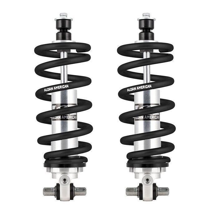 Aldan American AFBFHS Phantom Series Twintube Coil-Over Shock Kit for GM F-Body 1967-1969 and GM X-Body 1968-1974, Single Adjustable, 550 lb/in Spring Rate, Front Pair