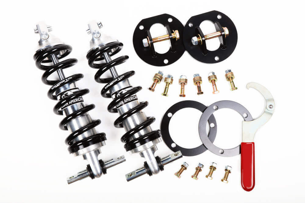 Aldan American M1BBF2S Phantom Series Coil-Over Shock Kit for Ford Mustang 1964-1973, Front, Twintube, Single Adjustable, 550 lb/in Spring Rate