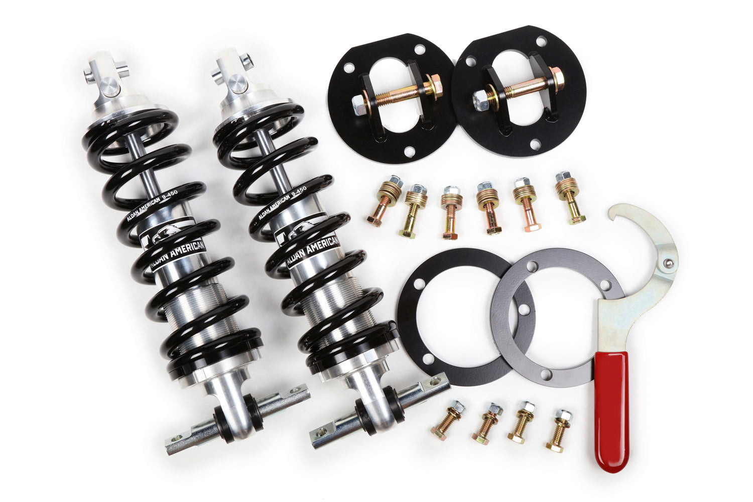 Aldan American M1SBF2S Phantom Series Coil Over Shock Kit for Front of 1964-1973 Ford Mustang