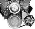 Alan Grove Components AL214L Low Mount Driver Side Alternator Bracket for Small Block Chevy with Long Water Pump