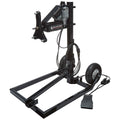 Allstar Performance ALL10565 Electric Tire Prep Stand with Cart, Foot Pedal, and Wheels