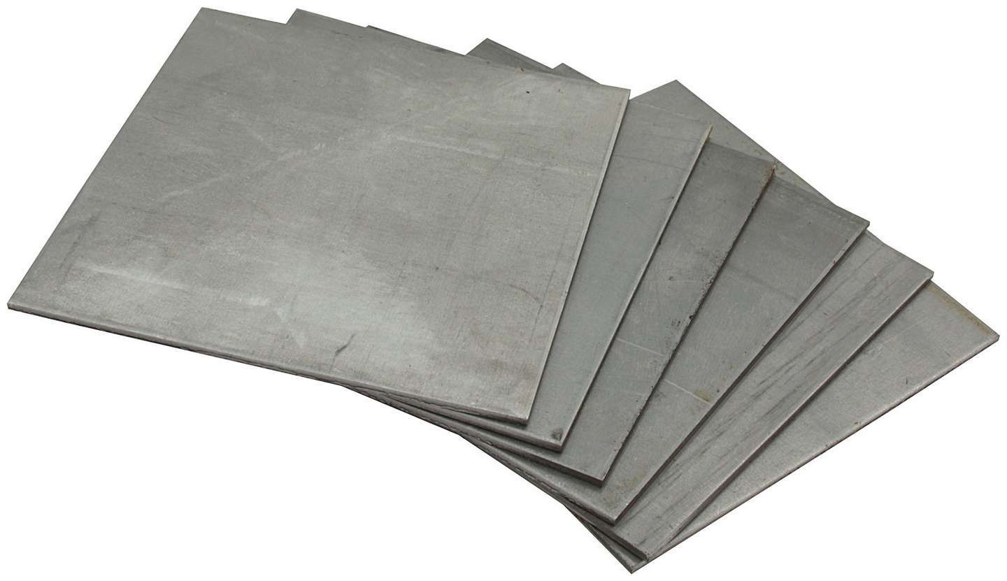 Allstar Performance ALL22640 Steel Floor Plates 6 Inch Square Set of 6