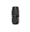 Allstar Performance ALL49312 Reusable Hose End Black Straight -6 AN Aluminum Fitting