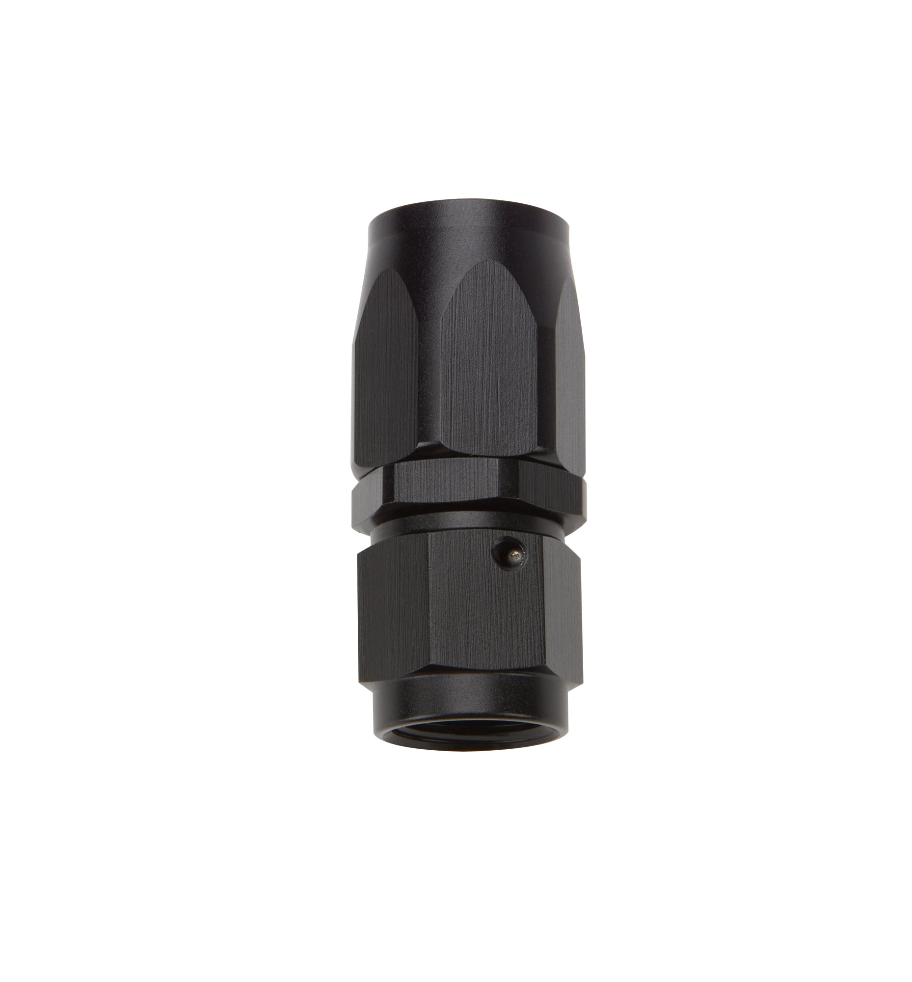 Allstar Performance ALL49312 Reusable Hose End Black Straight -6 AN Aluminum Fitting