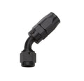 Allstar Performance ALL49332 Reusable Hose End Black 45 Degree Elbow -6 AN Aluminum Swivel Fitting