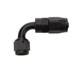Allstar Performance ALL49352 Reusable 90 Degree Hose End Fitting for -6 AN Aluminum Black Anodized