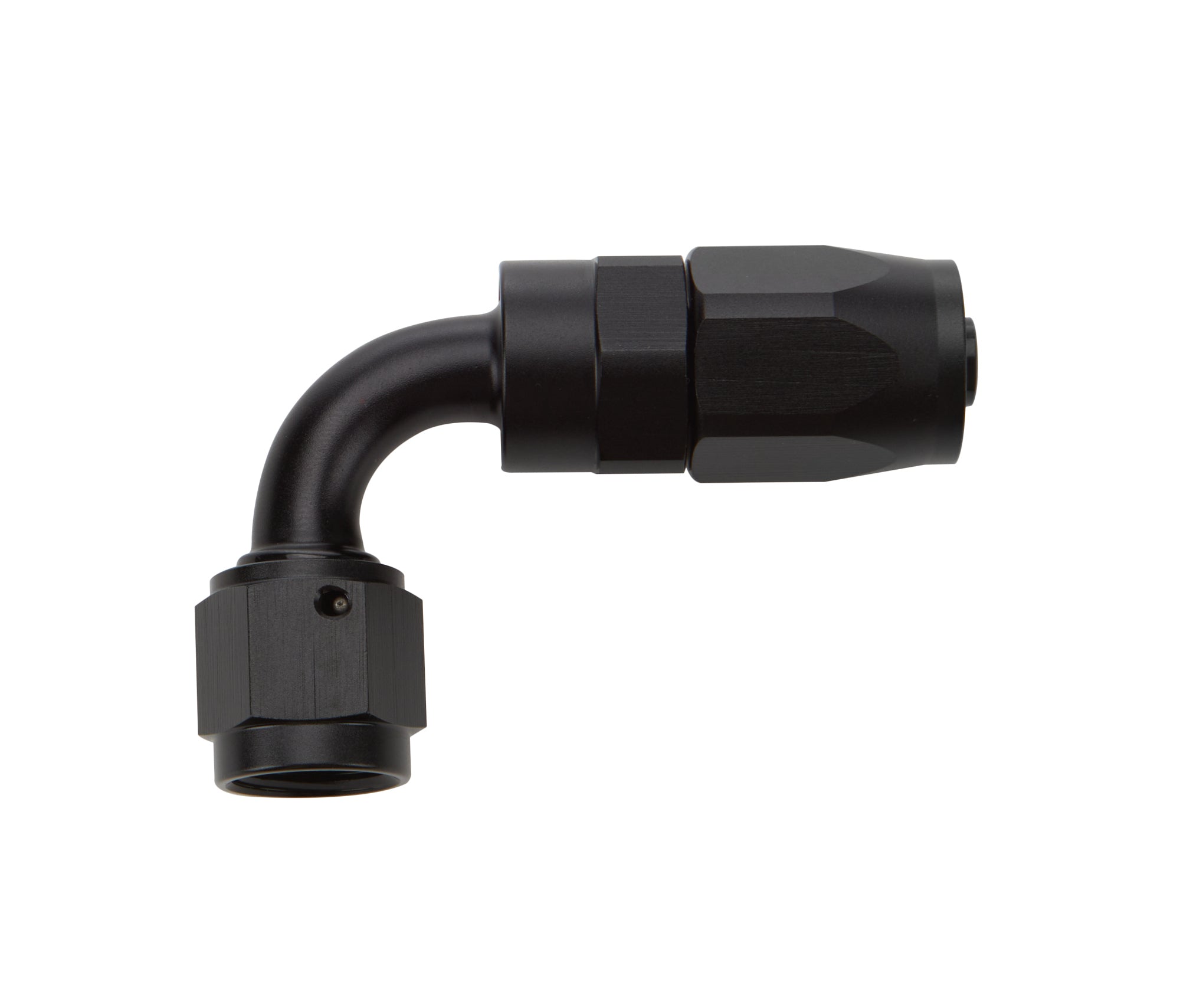 Allstar Performance ALL49352 Reusable 90 Degree Hose End Fitting for -6 AN Aluminum Black Anodized