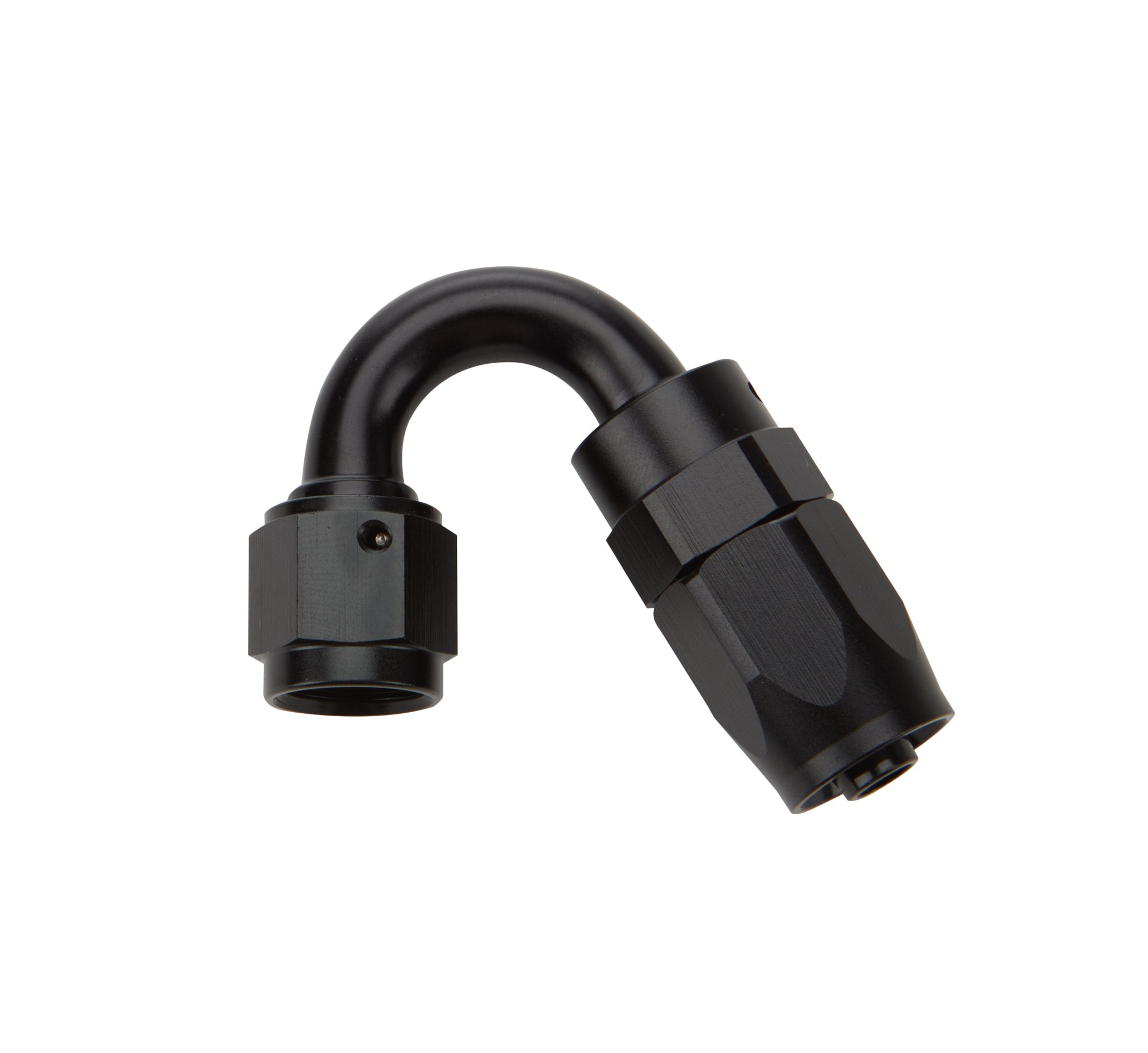 Allstar Performance ALL49372 Reusable Hose End Black 150 Degree Elbow -6 AN Aluminum