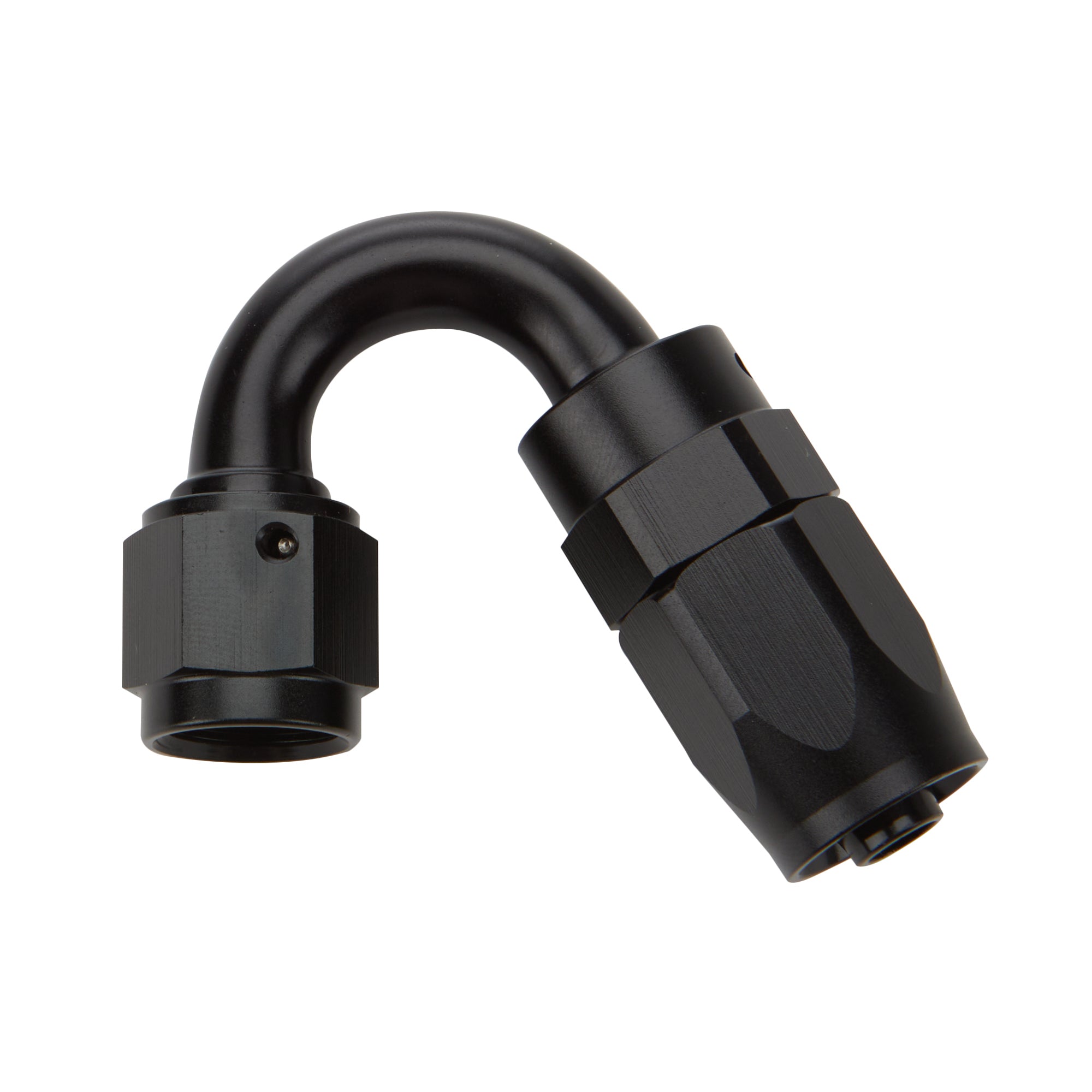 Allstar Performance ALL49373 Reusable Hose End Black 150 Degree Elbow -8 AN Aluminum