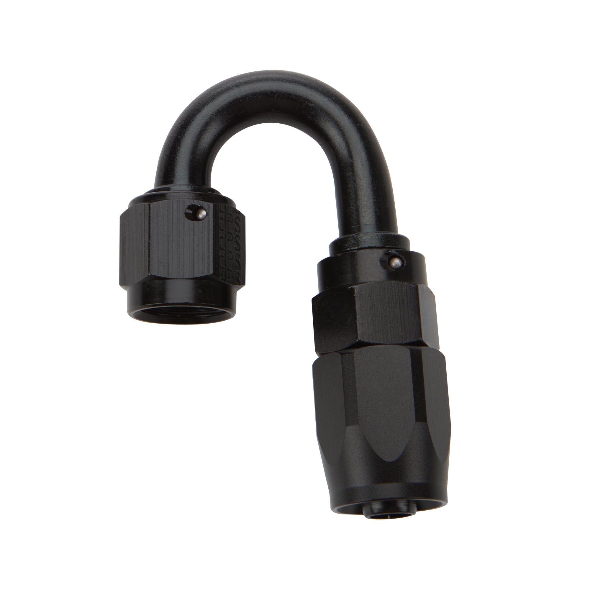 Allstar Performance ALL49383 Reusable Hose End Black 180 Degree Elbow -8 AN