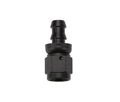 Allstar Performance ALL49412 Pushlock Hose End Black Straight -6 AN Aluminum Fitting