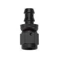 Allstar Performance ALL49415 Pushlock Hose End Black Straight -12 AN Male to 12 AN Female Aluminum Fitting