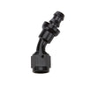 Allstar Performance ALL49422 Pushlock Hose End Black 30 Degree Elbow for -6 AN Hose Fittings