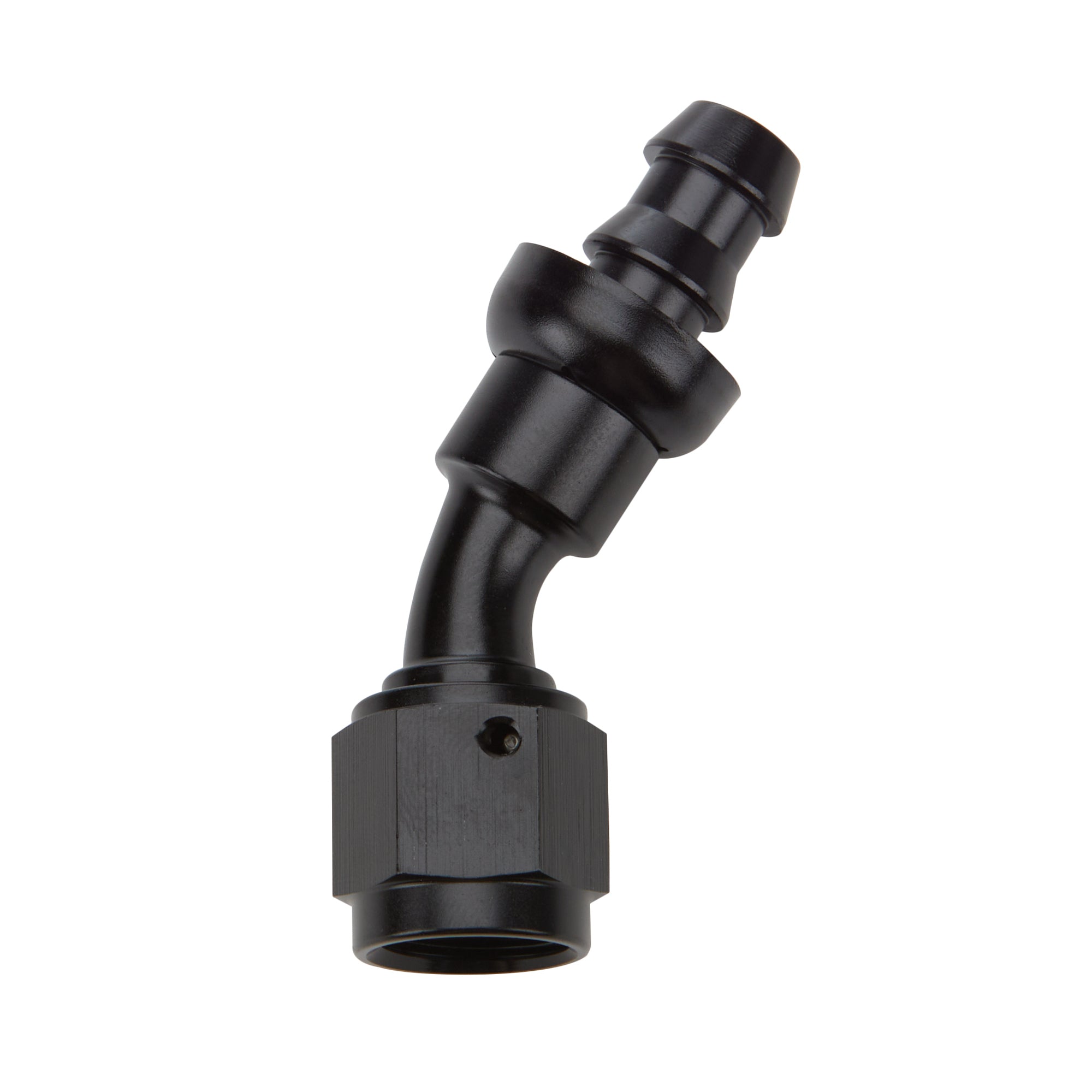 Allstar Performance ALL49426 Pushlock Hose End Black 30 Degree Elbow -16 AN