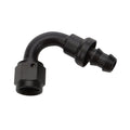 Allstar Performance ALL49463 Pushlock Hose End 120 Degree Elbow -8 AN Aluminum Black Anodized