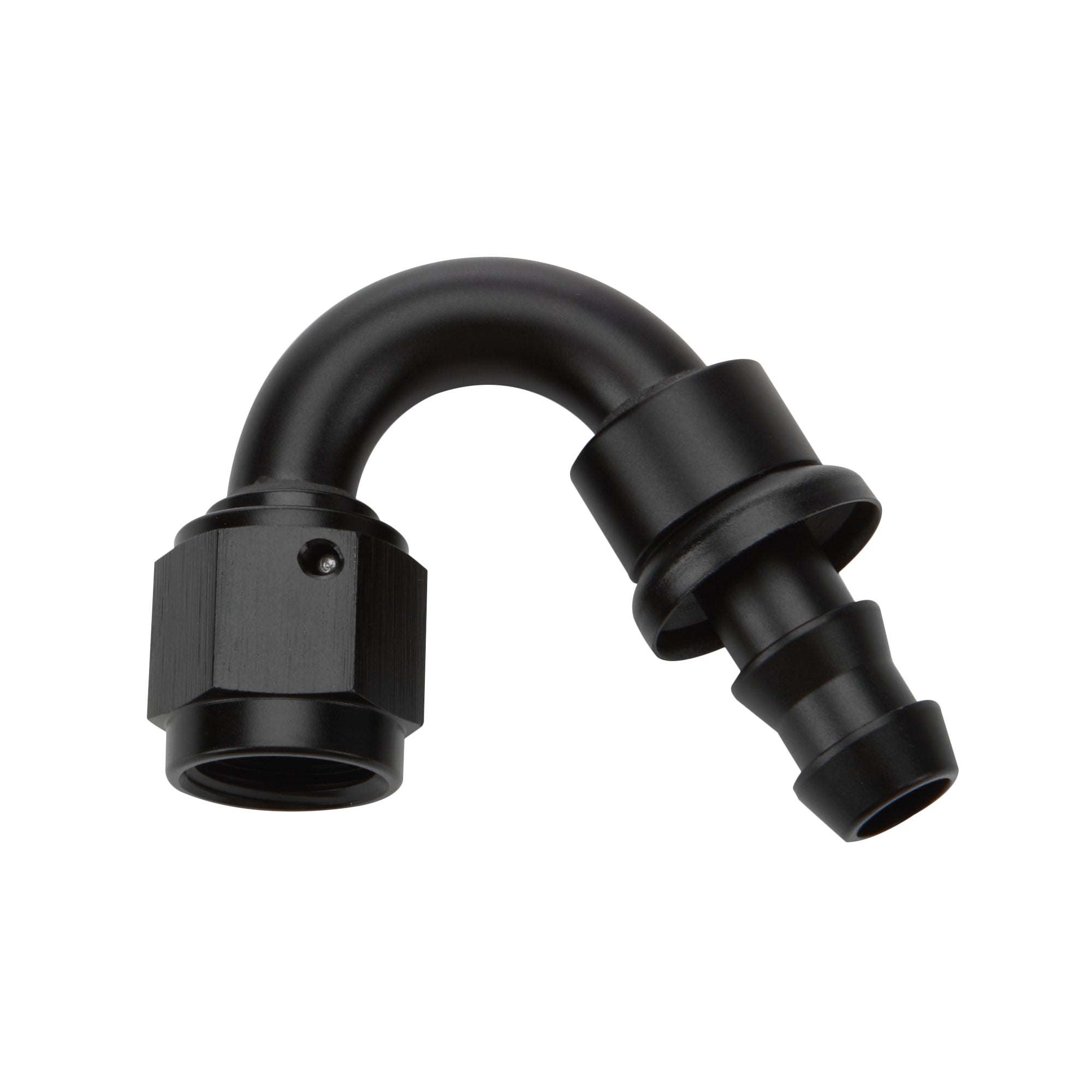 Allstar Performance ALL49475 Pushlock Hose End Black 150 Degree Elbow -12 AN