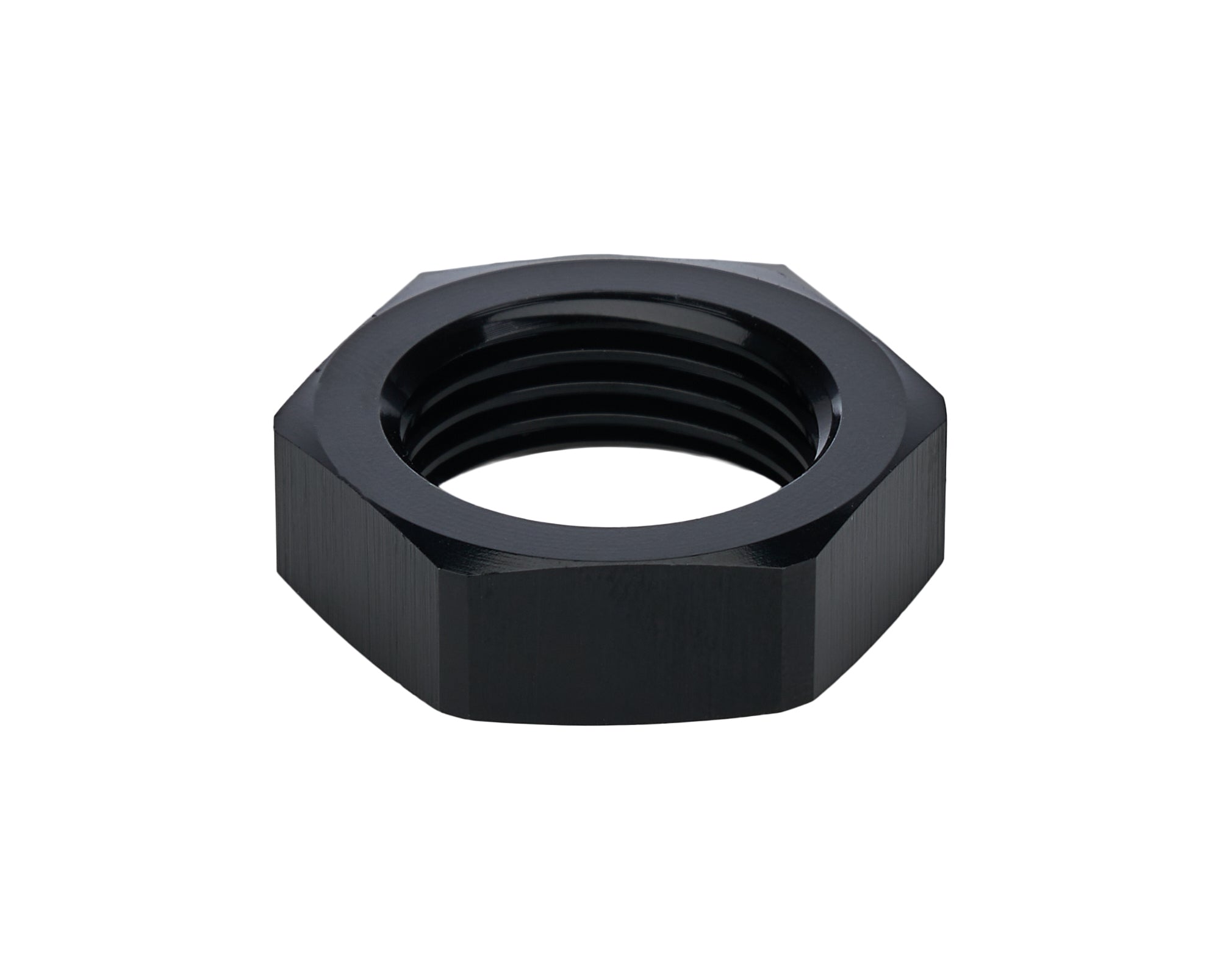 Allstar Performance ALL49603 Bulkhead Nut -8 AN Aluminum Black Anodized