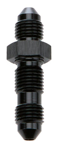 Allstar Performance ALL49610 Bulkhead AN Straight Fitting 3AN Male to 3AN Male Aluminum Black Anodized