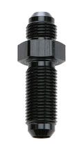 Allstar Performance ALL49612 Bulkhead AN Straight Fitting 6 AN Male to 6 AN Male Aluminum Black Anodized