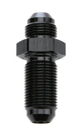 Allstar Performance ALL49613 Bulkhead AN Straight Fitting 8 AN Male to 8 AN Male Aluminum Black Anodized