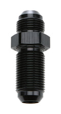 Allstar Performance ALL49614 Bulkhead AN Straight Fitting -10 AN Male to Male Aluminum Black Anodized