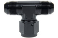 Allstar Performance ALL49650 AN Tee -3 Swivel on Side Aluminum Black Anodized