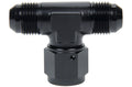 Allstar Performance ALL49653 AN Tee -8 Swivel Side Aluminum Black Anodized