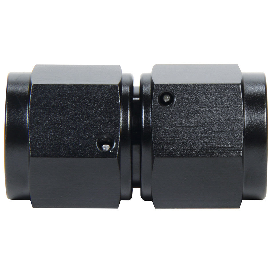 Allstar Performance ALL49704 Swivel Union Female -8 to Female -8 Aluminum Black Anodized Adapter