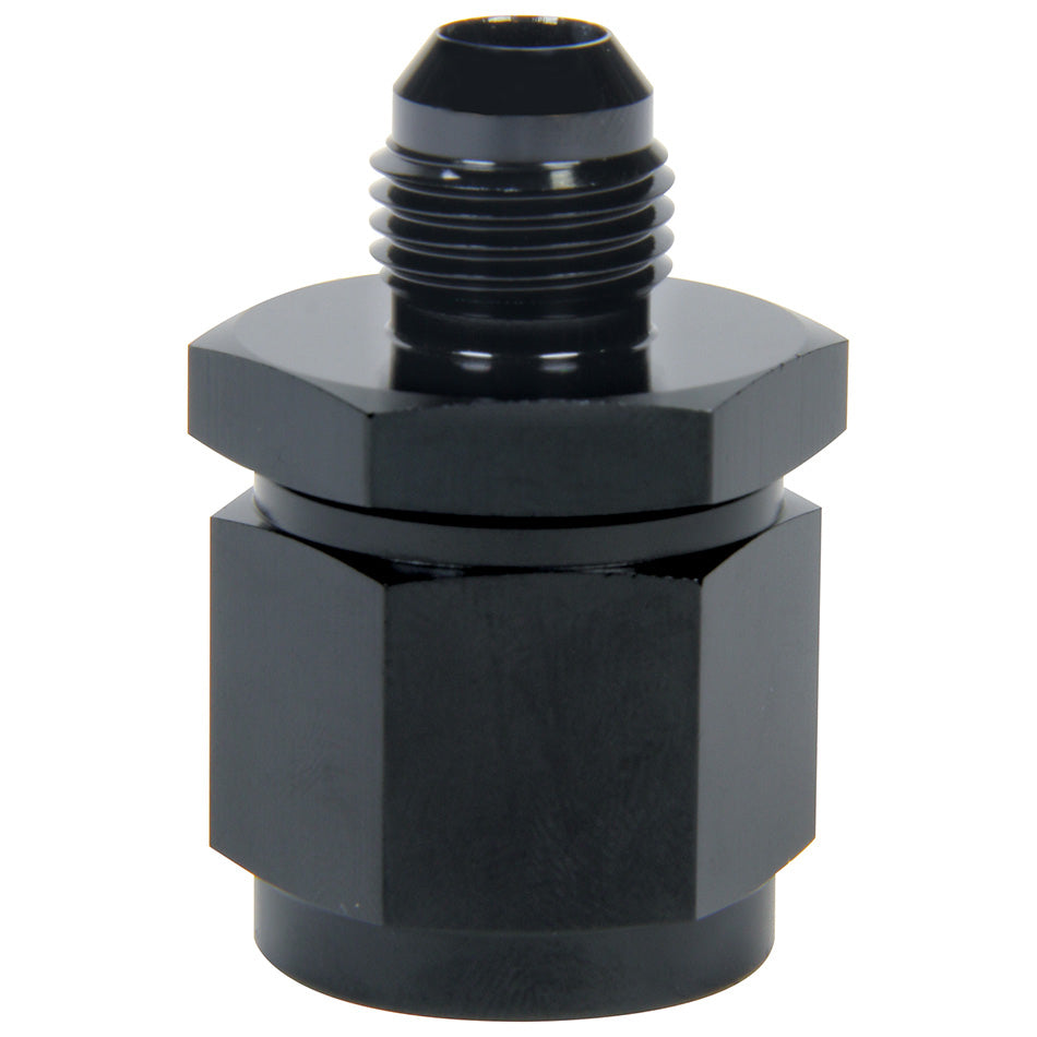 ALLSTAR Performance ALL49744 AN -10 Female to -6 Male Straight Adapter, Aluminum, Black Anodized