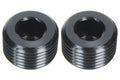 Allstar Performance ALL49802 Allen Plugs NPT 1/4 Inch, Black Anodized Aluminum, Pair