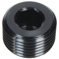 Allstar Performance ALL49804 Allen Plug NPT 1/2 Inch Black Anodized Aluminum