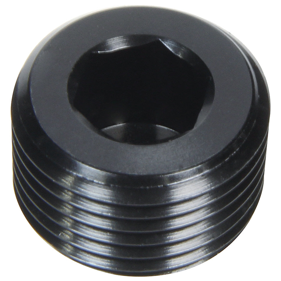 Allstar Performance ALL49805 Allen Plug NPT 3/4 Inch Black Aluminum