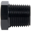 Allstar Performance ALL49822 Hex Plug NPT 1/2 Inch Aluminum Black Anodized