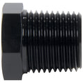 Allstar Performance ALL49823 Hex Plug NPT 1/4 Inch Aluminum Black Anodized