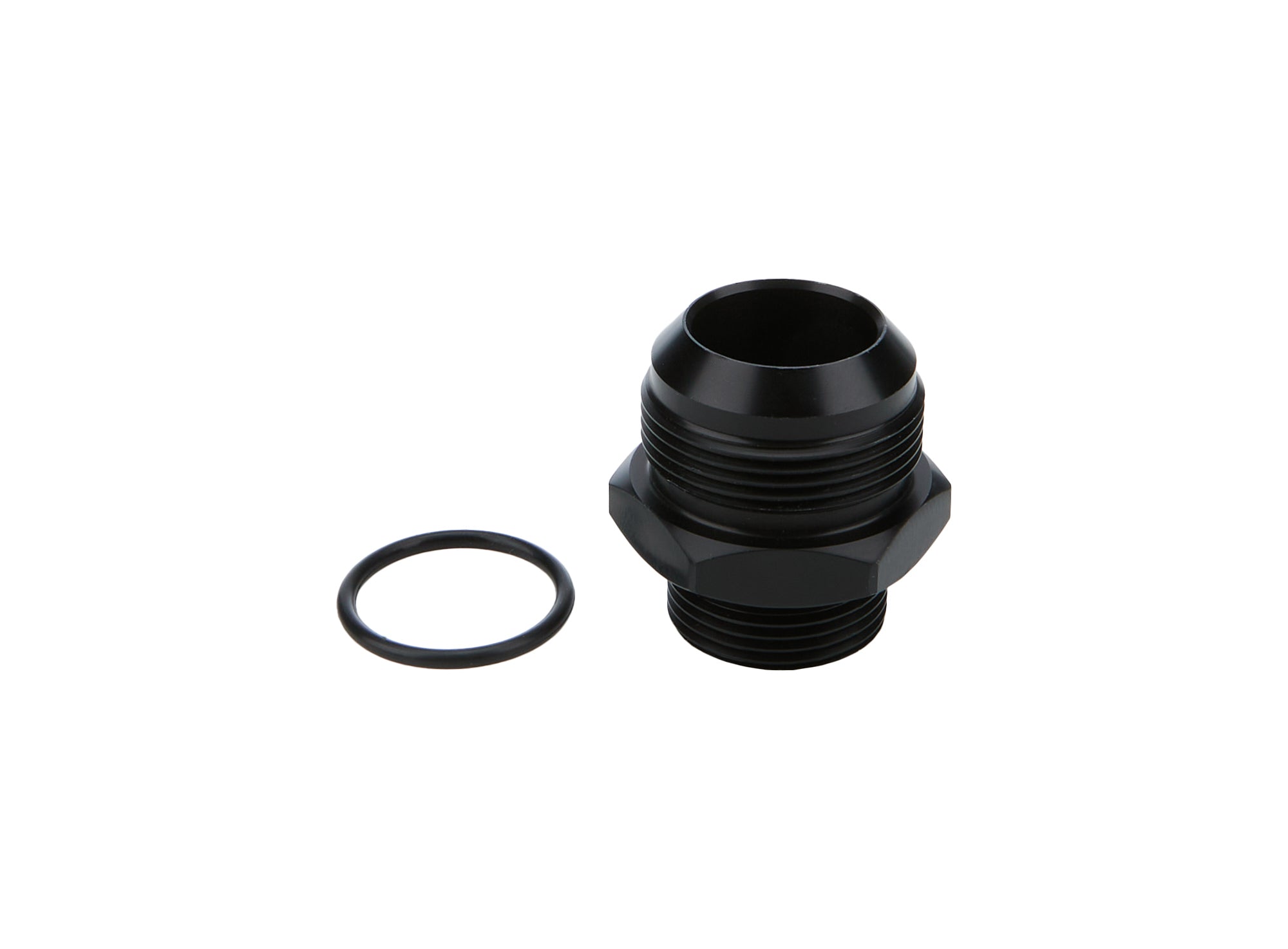 Allstar Performance ALL49859 ORB to AN Adapter, 1-5/16-12 to -20, Aluminum Black Anodized