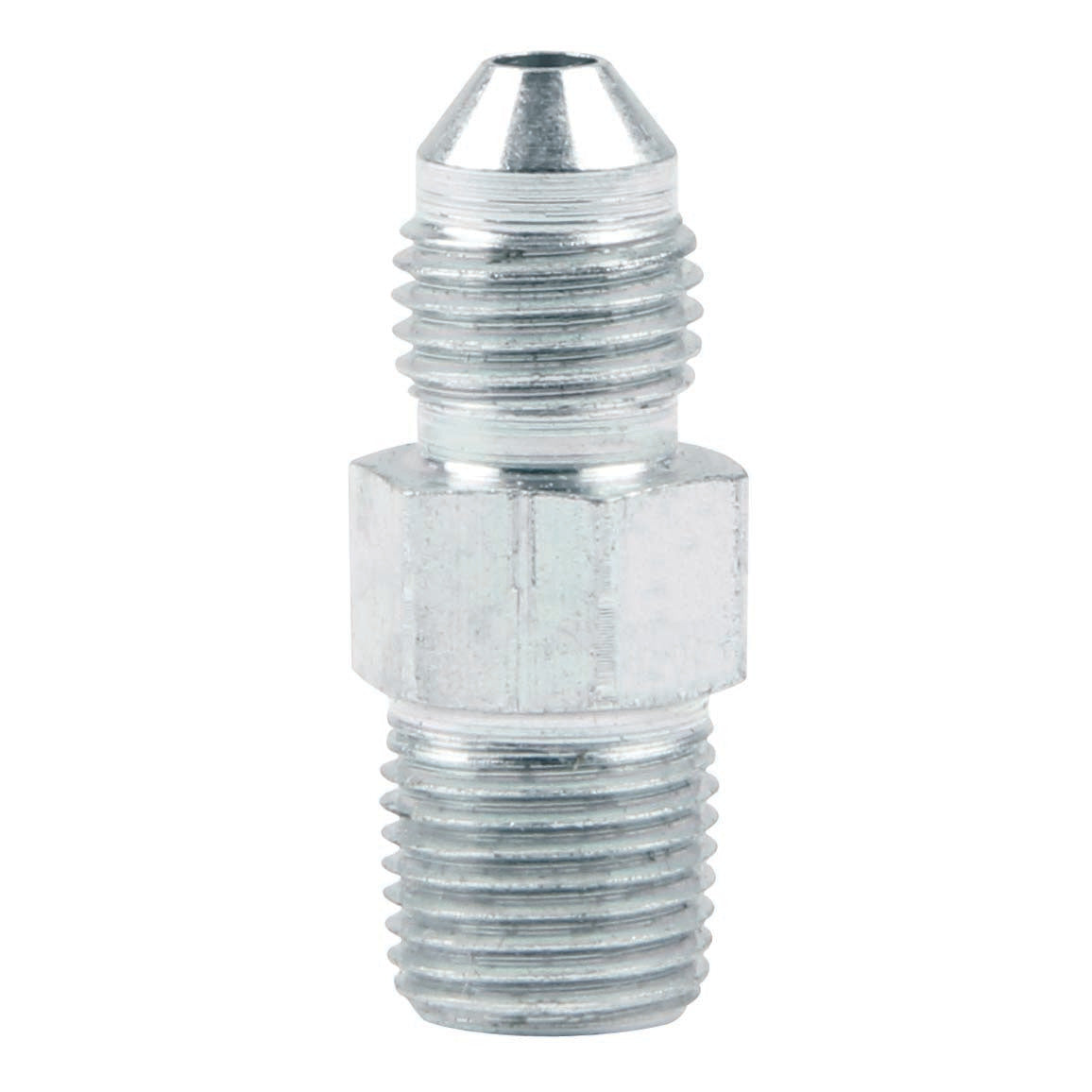 Allstar Performance ALL50000-50 Adapter Fittings -3 AN Male to 1/8 Inch NPT Male Steel Zinc Oxide Set of 50