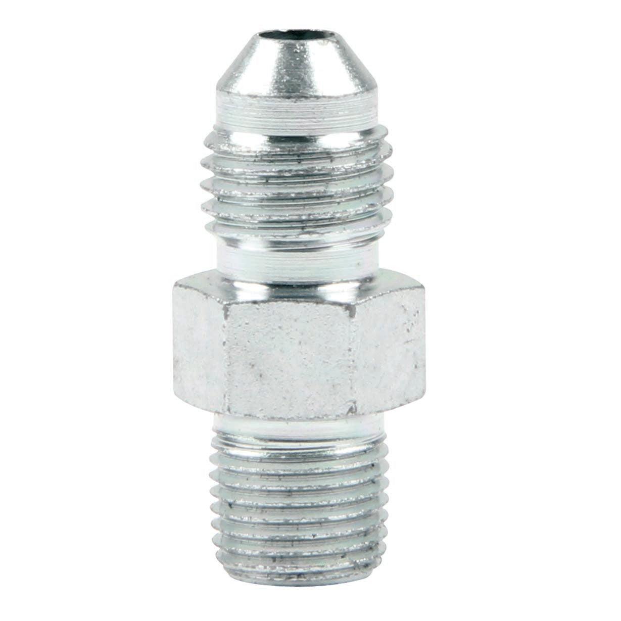 Allstar Performance ALL50001 Steel Adapter Fitting, 4 AN Male to 1/8 Inch NPT Male, Zinc Oxide Finish, Pack of Two