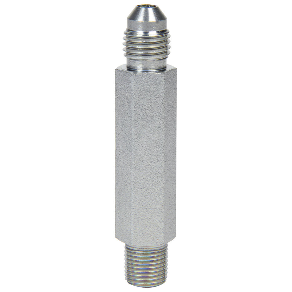 Allstar Performance ALL50004 Adapter Fitting Straight -4 AN Male to 1/8 Inch NPT Male Steel Zinc Oxide