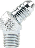 Allstar Performance ALL50010 Adapter Fitting -3 to 1/8 Inch NPT 45 Degree Steel Zinc Oxide
