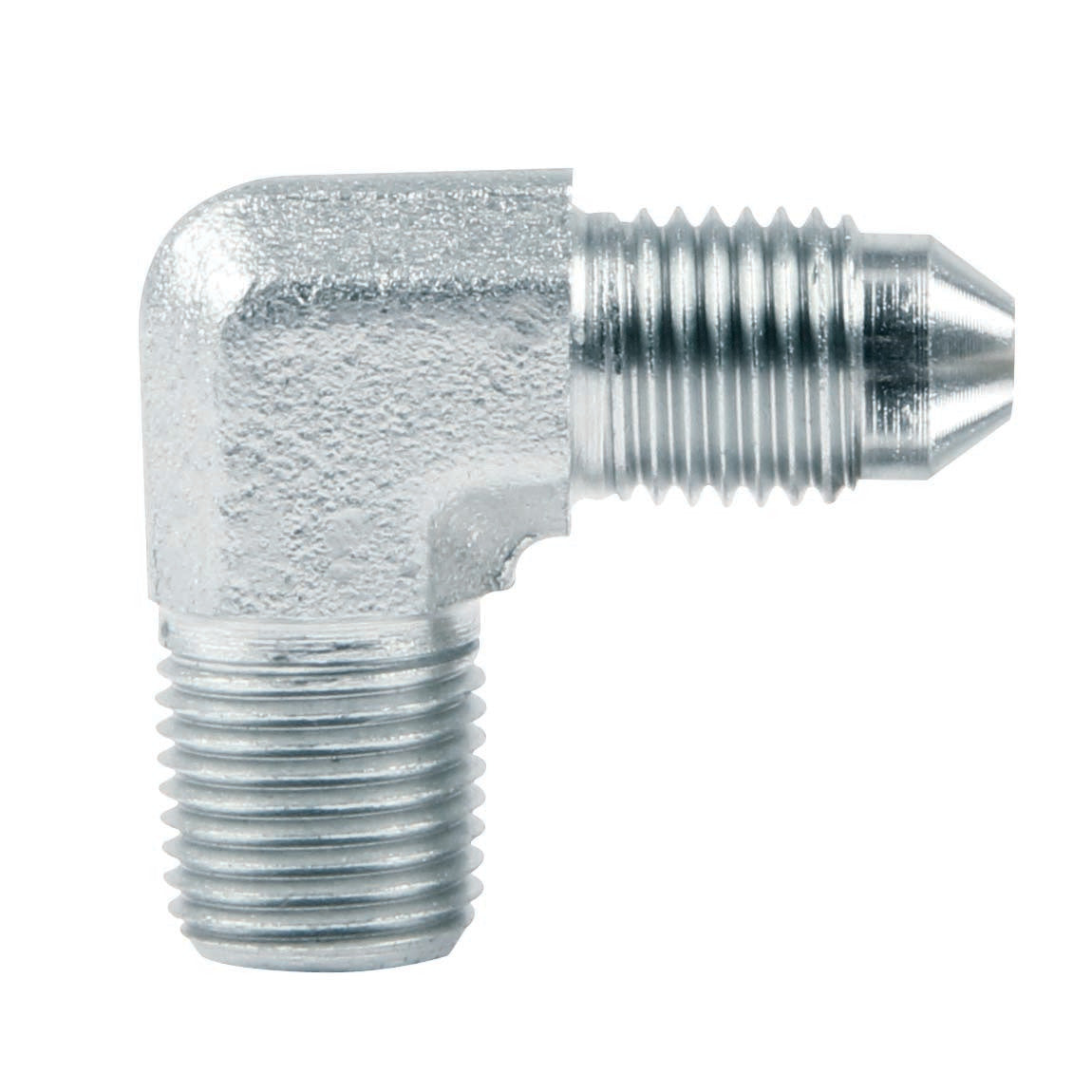 Allstar Performance ALL50018-10 3AN Male to 1/8 Inch NPT Male 90 Degree Steel Adapter Fittings Set of 10