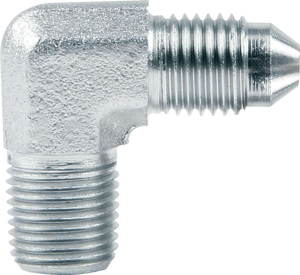 Allstar Performance ALL50018 3AN Male to 1/8 Inch NPT Male 90 Degree Steel Adapter Fitting