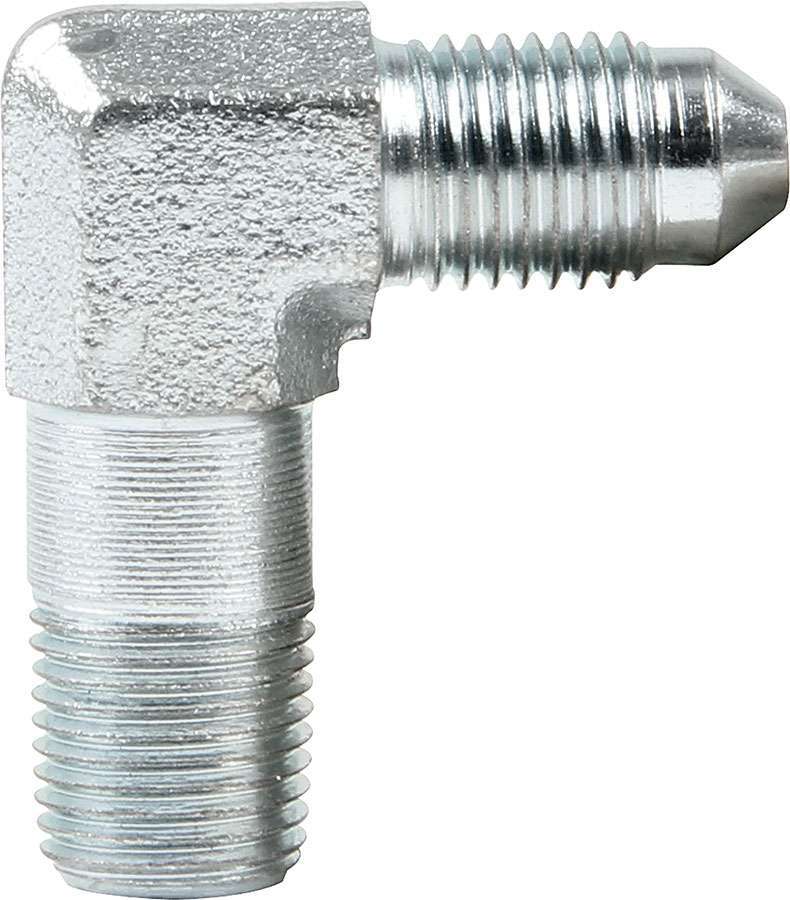 Allstar Performance ALL50020 90 Degree 3AN Male to 1/8 Inch NPT Male Steel Adapter Fitting