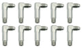 Allstar Performance ALL50021-10 Adapter Fitting, 90 Degree, 4AN Male to 1/8 in NPT Male, Steel with Zinc Oxide Finish, Set of 10