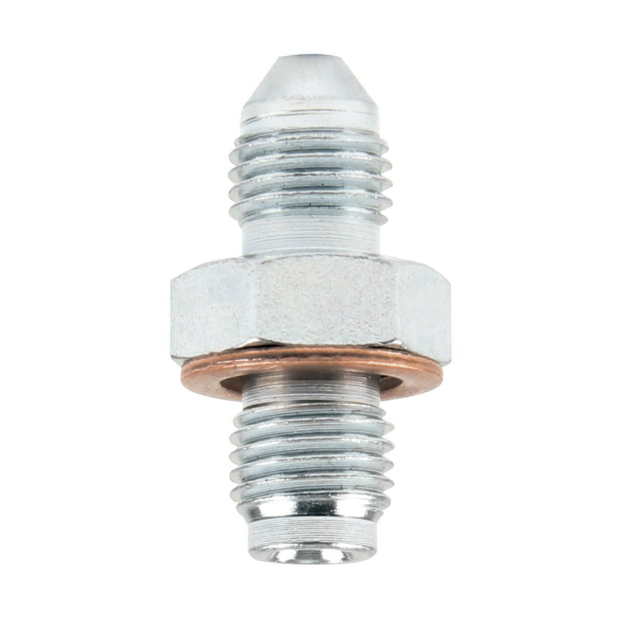 Allstar Performance ALL50029 Adapter Fittings -3 to 3/8-24 Inverted Flare Male Steel Zinc Oxide 2-Pack