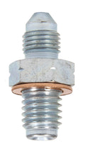 Allstar Performance ALL50037-10 Adapter Fittings Set of 10, 3 AN Male to 10 mm x 1.50 Male, Copper Washer, Steel, Zinc Oxide Finish
